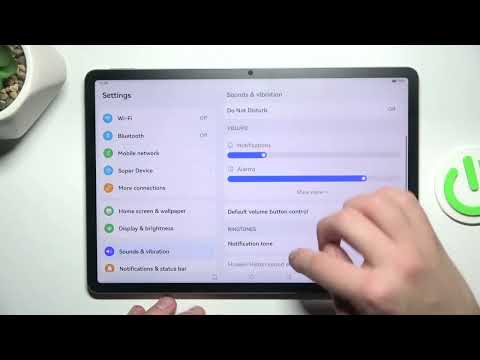 How to Change Notifications Sound on HUAWEI MatePad 11.5?
