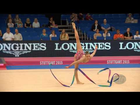 Lili MARGARITISZ (HUN) 2015 Rhythmic Worlds Stuttgart - Qualifications Ribbon