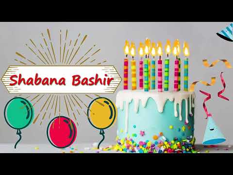 Shabana Bashir Birthday Cake | Happy Birthday Shabana Bashir | Birthday Wishes for You Shabana