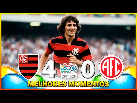FLAMENGO 4 x 0 AMÉRICA-RJ ● HIGHLIGHTS ● 1979 CARIOCA CHAMPIONSHIP ● 1ST ROUND ● 1ST ROUND