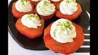 Ayva Tatlısı Yaptım Hemde İçinde Gıda Boyası Yok Renk Lezzet Şahane oldu👉🏻bera tatlidunyasi