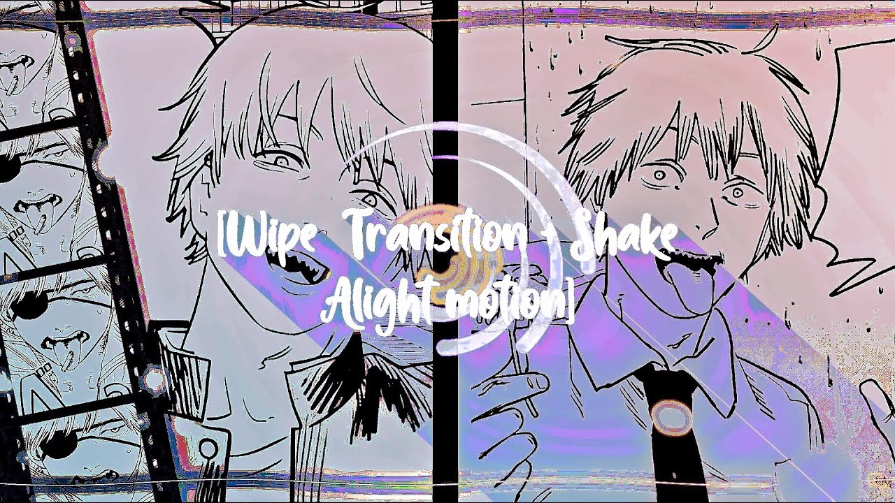 Transiciones en Alight motion TUTORIAL wipe transition + Shake