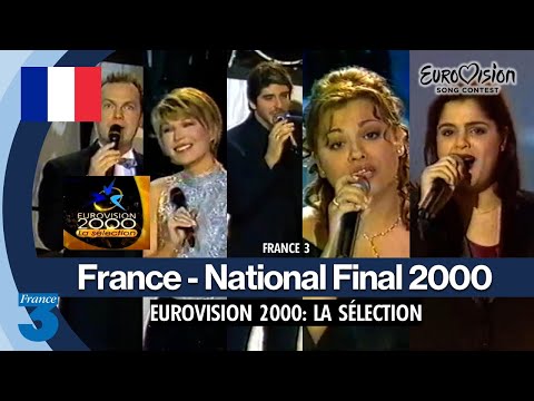 EUROVISION SONG CONTEST FRENCH NATIONAL FINAL 2000 FRANCE - EUROVISION 2000: SÉLECTION (FRANCE 3)