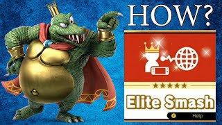 How to Get KING K ROOL into ELITE SMASH