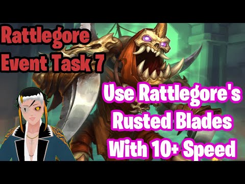 Rattlegore Event Task Guide 7: Rattlegore's Rusted Blades At 10+ Speed | Wash Your Hands Mercenaries