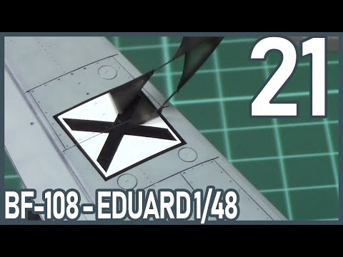 Painting the national insignia and more - ep.21 - 1/48 Messerschmitt Bf-108 Taifun build