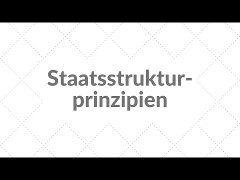 Staatsstrukturprinzipien (Staatsorganisationsrecht)