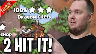 How to Destroy Dragon Cliffs in 2 Attacks - Clash of Clans