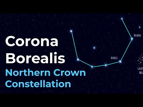 How to find Corona Borealis the Northern Crown Constellation