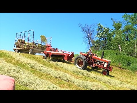 Baling Hay l 1st Crop 2022 l Dairy Farming in Wisconsin