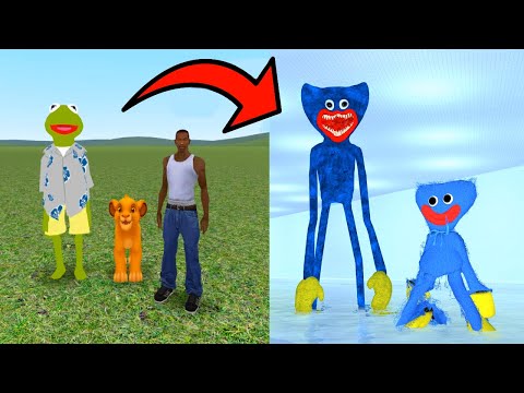 BABY HUGGY WUGGY NPC HAS 9999 HEALTH! - Garry's mod Sandbox