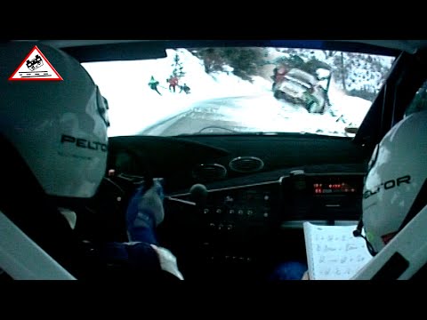 OnBoard Colin McRae & Didier Auriol SS1 Rallye Monte-Carlo 1999 [Passats de canto] (Telesport)