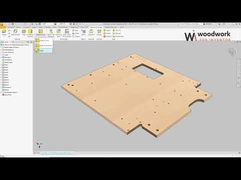 Inventor Knock Down  Furniture  - Woodwork For Inventor Hole Notes Series 1