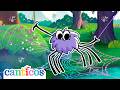 Itsy Bitsy Spider ️ Opposite Words Toddler Learning Videos Canticosworld