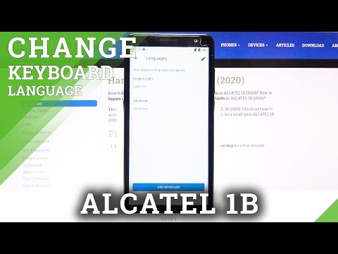 How to Change Keyboard Language on ALCATEL 1B (2020) – Keyboard Language Adjustment