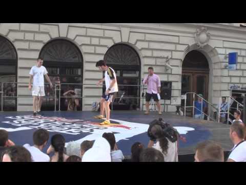 RedBull Street Style 2012 Romania - 1/4 final 4 - Misterio vs. Dinu