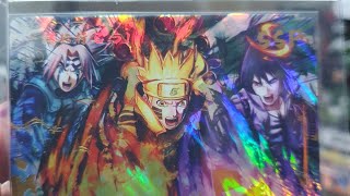 UNBOXING 4 Box Naruto Card Master