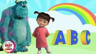 Learn the Alphabet ABC with Monsters inc. BOO - A B C D E F G H I J K L M N O P Q R S T U V W X YZ