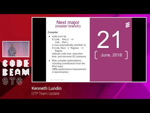 Kenneth Lundin - News from the OTP team -Code Beam STO