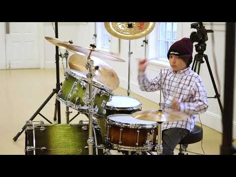 Rush Cover 9 Year Old Julius Radino plays Tom Sawyer on Drums
