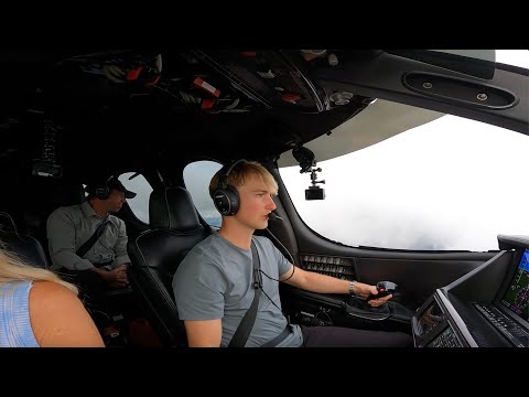 Instrument Approach In a Private Jet! Cirrus Vision Jet to Oregon!