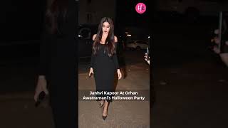 Jahnvi Kapoor’s Outfit For Orhan Awatramani's #Halloween Party #bollywoodfashion #janhvikapoor