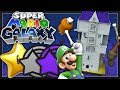Super Mario Galaxy Ghostly Galaxy ALL STARS COMETS LUIGI