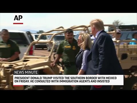 Here's the latest for Friday April 5th: President Trump visits southern border with Mexico; Joe Biden makes first public appearance after touching allegations; Man pretending to be missing boy charged; A puppy named Apple marks relocation milestone