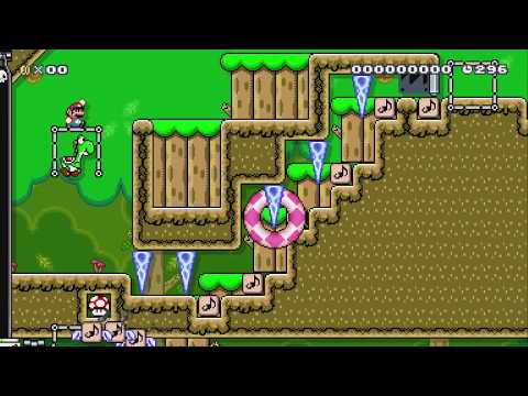 Yoshi can Music Too! by Cardboard♪ - Super Mario Maker 2 - No Commentary 1bw