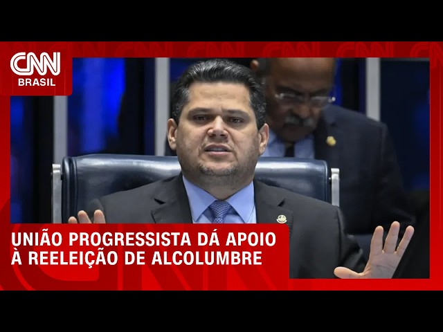 União-PP anuncia apoio à reeleição de Alcolumbre na presidência do Senado | CNN 360°