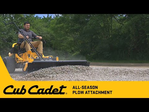 2023 Cub Cadet 52 in. All-Season Plow Blade Attachment in Marion, North Carolina - Video 1