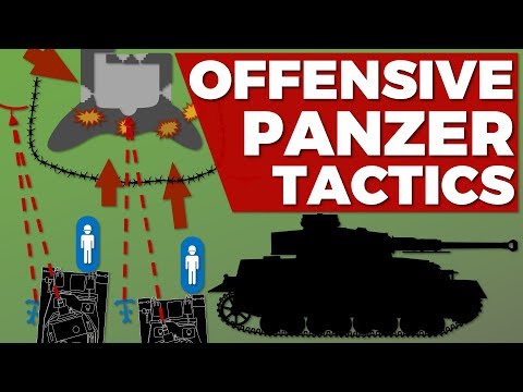 German Panzer Tactics WW2 - Attack