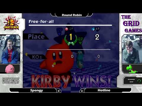 Smash 64: Spongy (Kirby) V Hotline (Yoshi) - Shattered 97 Tourney