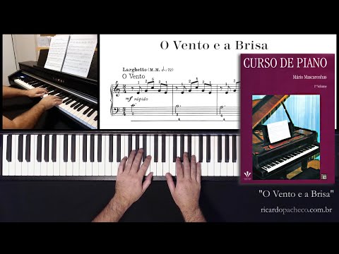 O Vento e a Brisa - Curso de Piano - Volume 1 - Mário Mascarenhas - por Ricardo Pacheco