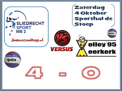 Sliedrecht Sport MB2 -  Volley Meerkerk  ~ 5 Okt 2014~