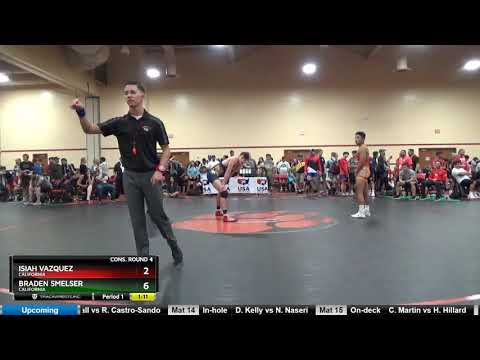 Junior 160 Isiah Vazquez California Vs Braden Smelser California