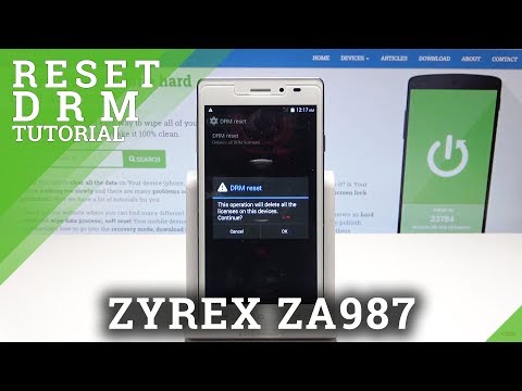 How to Erase Licenses in Zyrex ZA987 - Reset DRM