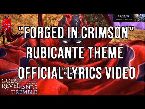 Mt Ordeals - Rubecante Trial Theme - "Forged in Crimson"  - FFXIV Offical Lyrics Karaoke