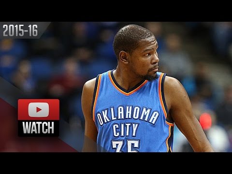 Kevin Durant Full Highlights at Timberwolves (2016.01.12) - 30 Pts, 7 Reb