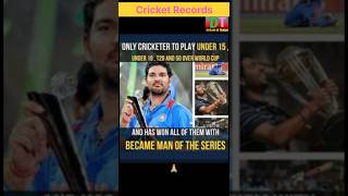 Only Cricketer To Play Under 15 || @Cricfast #Yuvrajsingh #Cricfast #cricketrecords #sixerkingyuvi 