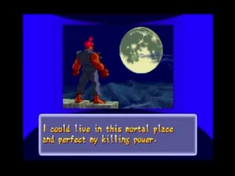 Street Fighter Alpha 2 - PS1 - Akuma - ENDING