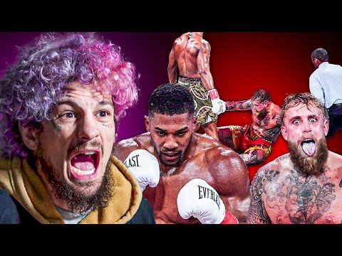 SUGAS LIVE REACTION | JAKE PAUL VS ANTHONY JOSHUA MADNESS