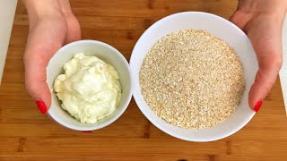 HAI UN PO DI AVENA E DI YOGURT FAI QUESTI BISCOTTI INCREDIBILMENTE BUONI