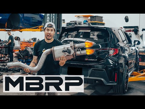 MBRP Dual Center Exit Exhaust Install on our GR Corolla and Ride Along
