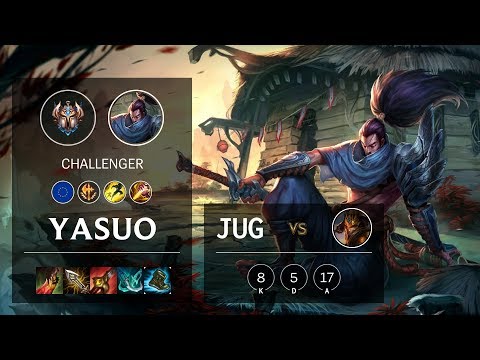 Yasuo Jungle vs Jarvan IV - EUW Challenger Patch 10.10