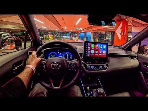 2026 Toyota Corolla Cross (Facelift) | Night POV & Ambient Lights #2653 | Joe Black