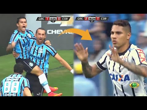 ESTO PASÓ LA VEZ QUE HERNÁN BARCOS Y PAOLO GUERRERO SE ENFRENTARON EN EL BRASILEIRAO!!!