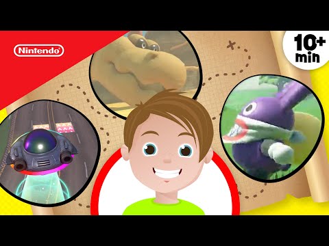 Mario Kart World Free Roam Scavenger Hunt For Kids 🔎 | Play Nintendo