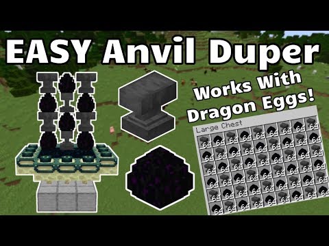 EagleEye621 - EASY Anvil and Dragon Egg Duping (Minecraft Java 1.15+)