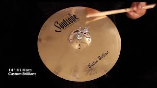 Video thumbnail for Soultone Cymbals 14 Custom Brilliant Hi Hats Demo Video by Soultone Cymbals